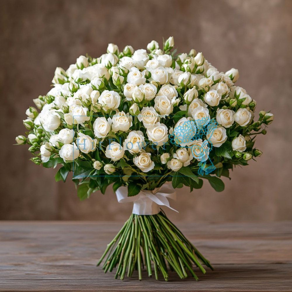 Букет Снежное Очарование Букет роз Снежное Очарование